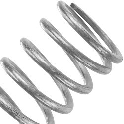 SPEC® C0600-072-2500-M Compression Spring, 0.46 in Inside Dia, 0.6 in Outside Dia, 1.83 in Wire, 2.5 in Overall Length, Carbon Steel